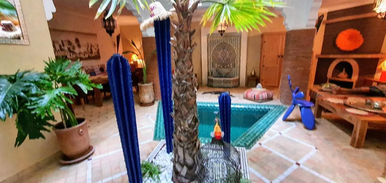 Riad Dar-Cactus-Bleu, Un Ecrin Dans La Medina Marrakesh