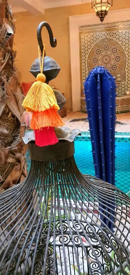Riad Dar-Cactus-Bleu, Un Ecrin Dans La Medina Marrakesh